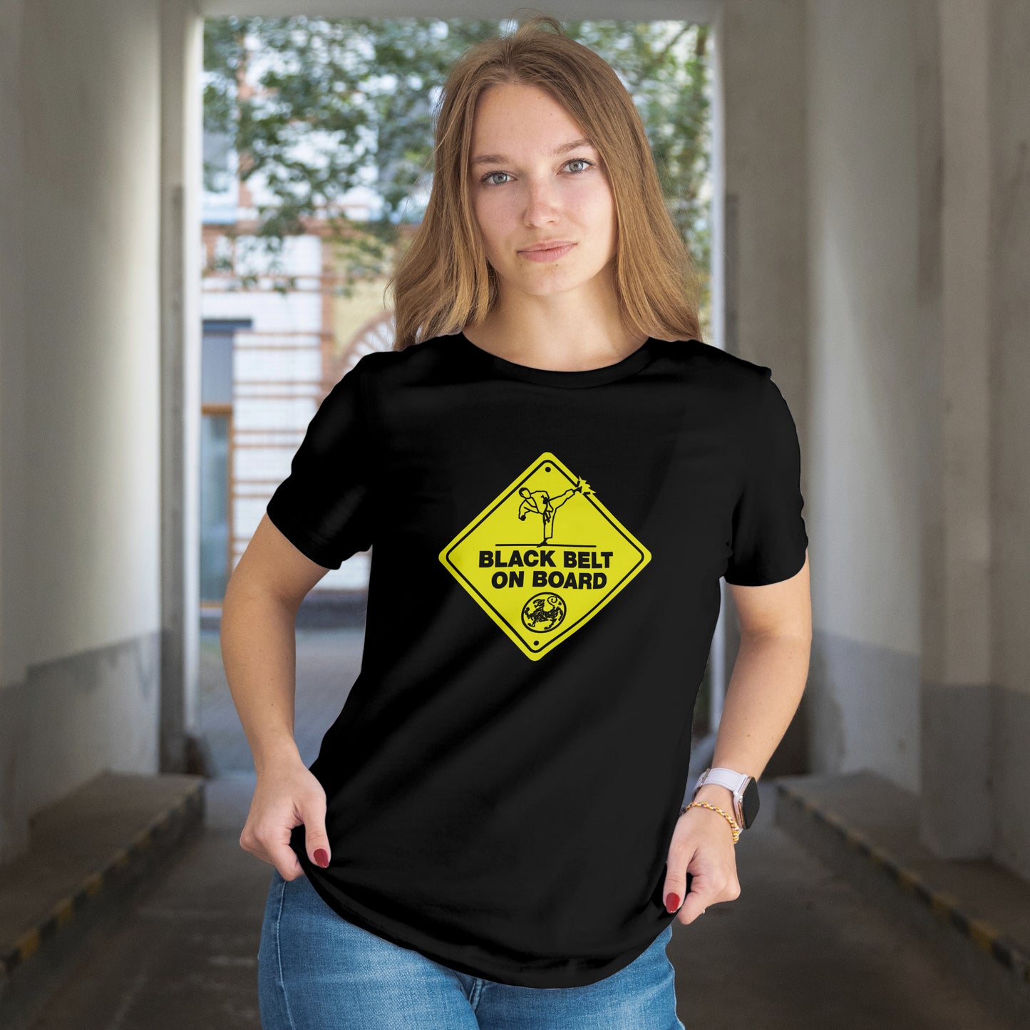 Black Belt on board T-shirt